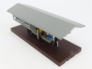 O 1/48 MTH Rail King 30-9107 Operating Passenger Station Platform w/ Figures