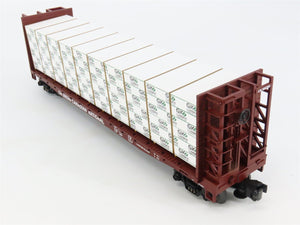 O Gauge 3-Rail MTH 20-98141 CN Canadian National Bulkhead Flat Car #306300