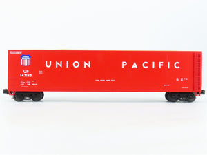 O Gauge 3-Rail MTH UP Union Pacific Railroad Wood Chip Hopper #147145 w/ Load