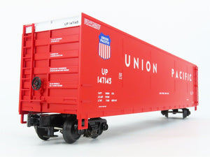 O Gauge 3-Rail MTH UP Union Pacific Railroad Wood Chip Hopper #147145 w/ Load