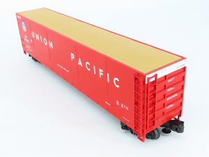O Gauge 3-Rail MTH UP Union Pacific Railroad Wood Chip Hopper #147145 w/ Load