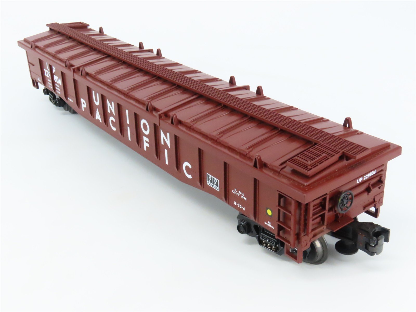 O Gauge 3-Rail MTH UP Union Pacific Railroad Covered Gondola #229804