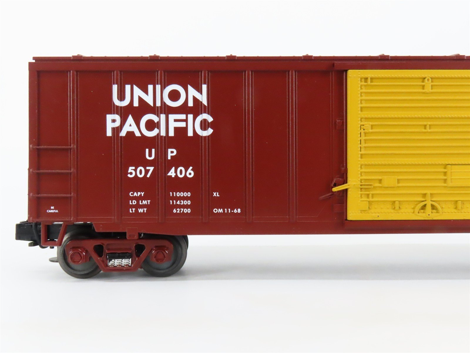 O Gauge 3-Rail MTH UP Union Pacific Railroad Single Door Box Car #507406