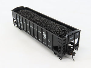 LOT of 2 HO Scale Roundhouse 1499 C&O Progress 3-Bay Hopper w/ Load - Upgraded