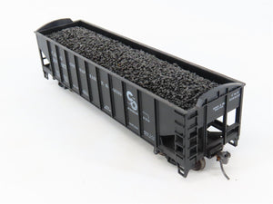 LOT of 2 HO Scale Roundhouse 1499 C&O Progress 3-Bay Hopper w/ Load - Upgraded