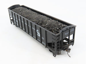 LOT of 2 HO Scale Roundhouse 1499 C&O Progress 3-Bay Hopper w/ Load - Upgraded