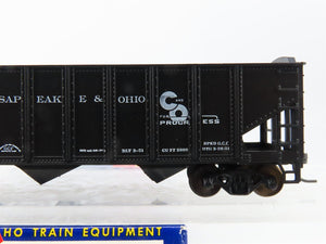 HO Scale Roundhouse 1499 C&O Progress 3-Bay Open Hopper #101055 - Upgraded