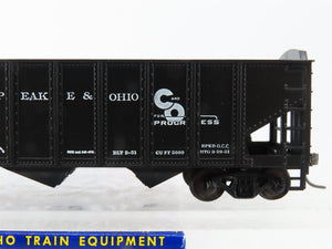 HO Scale Roundhouse 1499 C&O Progress 3-Bay Open Hopper #101048 - Upgraded