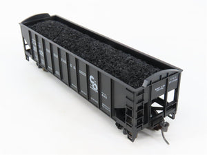 LOT of 2 HO Scale Roundhouse 1499 C&O Progress 3-Bay Hopper w/ Load - Upgraded