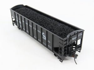LOT of 2 HO Scale Roundhouse 1499 C&O Progress 3-Bay Hopper w/ Load - Upgraded