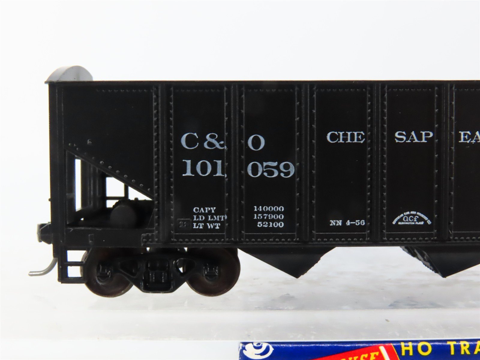 HO Scale Roundhouse 1499 C&O Progress 3-Bay Open Hopper #101059 - Upgraded