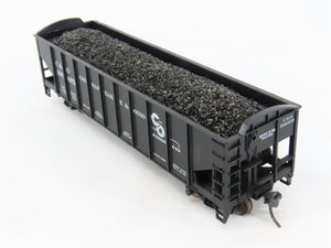 LOT of 2 HO Scale Roundhouse 1499 C&O Progress 3-Bay Hopper w/ Load - Upgraded