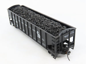 LOT of 2 HO Scale Roundhouse 1499 C&O Progress 3-Bay Hopper w/ Load - Upgraded