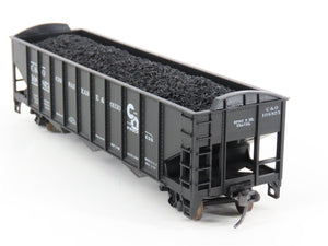 LOT of 2 HO Scale Roundhouse 1499 C&O Progress 3-Bay Hopper w/ Load - Upgraded