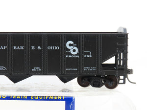 HO Scale Roundhouse 1499 C&O Progress 3-Bay Open Hopper #108877 - Upgraded