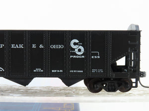 HO Scale Roundhouse 1499 C&O Progress 3-Bay Open Hopper #101057 - Upgraded
