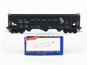 HO Scale Roundhouse 1499 C&O Progress 3-Bay Open Hopper #108876 - Upgraded