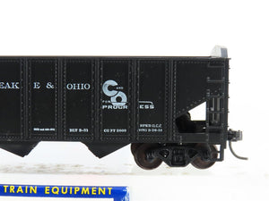 HO Scale Roundhouse 1499 C&O Progress 3-Bay Open Hopper #101055- Upgraded