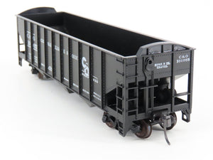 HO Scale Roundhouse 1499 C&O Progress 3-Bay Open Hopper #101055- Upgraded