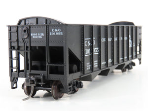 HO Scale Roundhouse 1499 C&O Progress 3-Bay Open Hopper #101055- Upgraded
