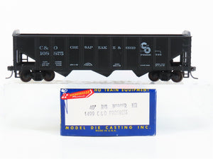 HO Scale Roundhouse 1499 C&O Progress 3-Bay Open Hopper #108875 - Upgraded