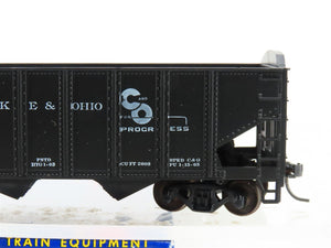 HO Scale Roundhouse 1499 C&O Progress 3-Bay Open Hopper #108875 - Upgraded