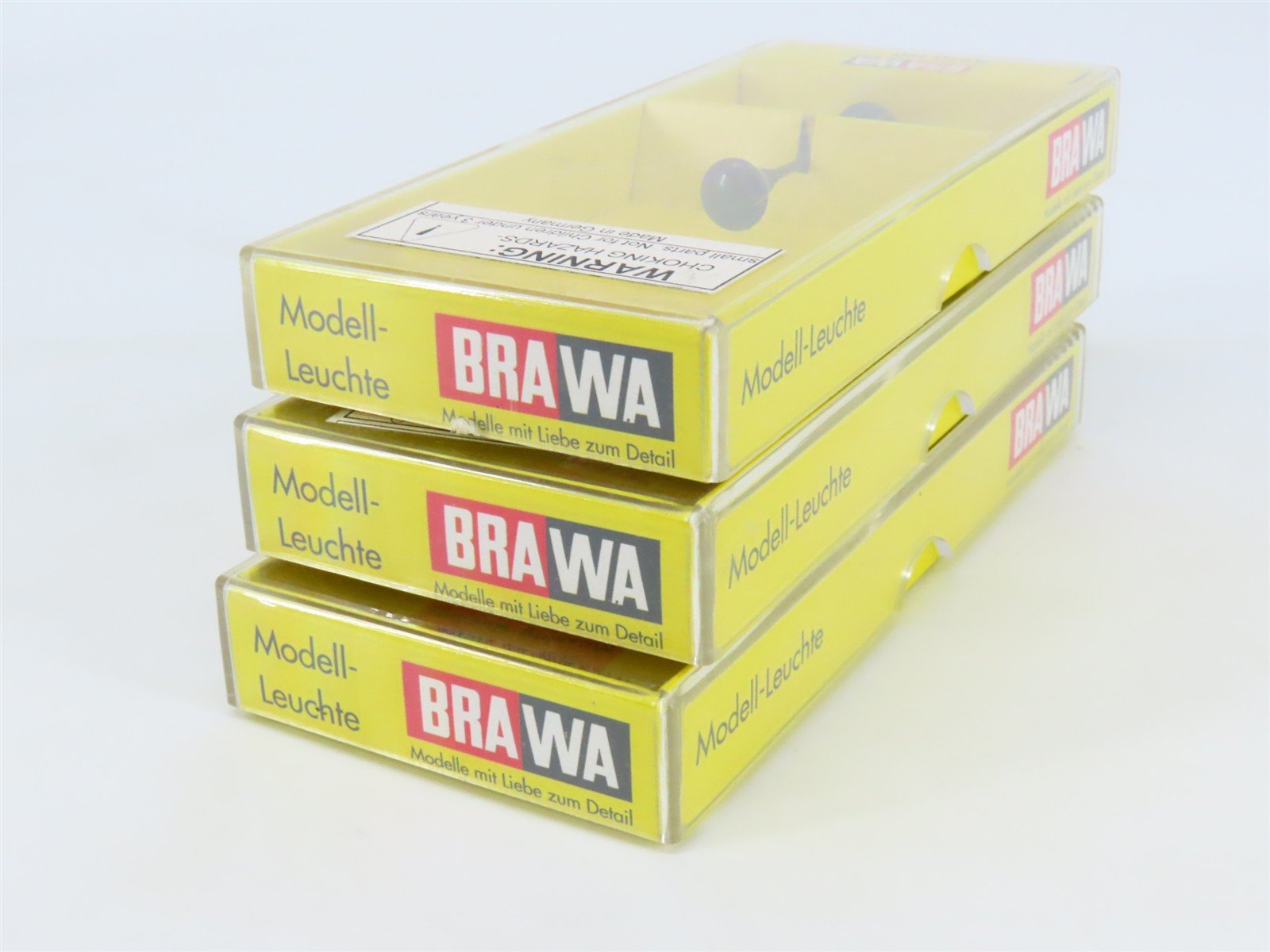 LOT of 3 HO 1/87 Scale BRAWA 5210 Street Lights