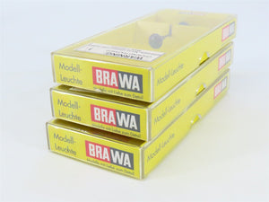 LOT of 3 HO 1/87 Scale BRAWA 5210 Street Lights
