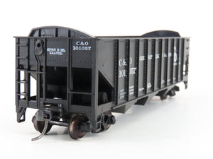 HO Scale Roundhouse 1499 C&O Progress 3-Bay Open Hopper #101057 - Upgraded