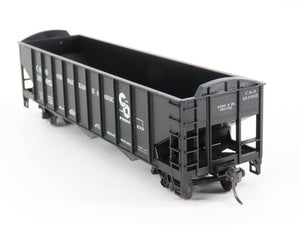 HO Scale Roundhouse 1499 C&O Progress 3-Bay Open Hopper #101057 - Upgraded