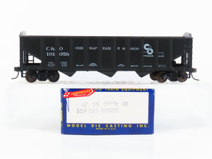 HO Scale Roundhouse 1499 C&O Progress 3-Bay Open Hopper #101058 - Upgraded