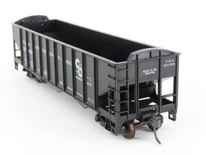 HO Scale Roundhouse 1499 C&O Progress 3-Bay Open Hopper #101058 - Upgraded