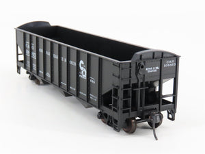 LOT of 2 HO Scale Roundhouse 1499 C&O Progress 3-Bay Open Hopper - Upgraded