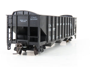 LOT of 2 HO Scale Roundhouse 1499 C&O Progress 3-Bay Open Hopper - Upgraded