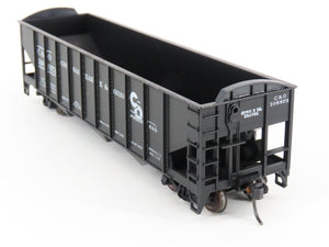 LOT of 2 HO Scale Roundhouse 1499 C&O Progress 3-Bay Open Hopper - Upgraded