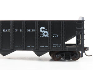 LOT of 2 HO Scale Roundhouse 1499 C&O Progress 3-Bay Open Hopper - Upgraded