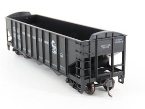 LOT of 2 HO Scale Roundhouse 1499 C&O Progress 3-Bay Open Hopper - Upgraded