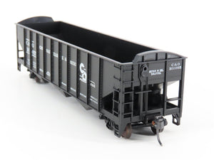 LOT of 2 HO Scale Roundhouse 1499 C&O Progress 3-Bay Open Hopper - Upgraded