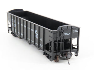 LOT of 2 HO Scale Roundhouse 1499 C&O Progress 3-Bay Open Hopper - Upgraded