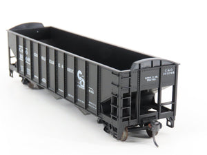LOT of 2 HO Scale Roundhouse 1499 C&O Progress 3-Bay Open Hopper - Upgraded