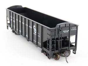 LOT of 2 HO Scale Roundhouse 1499 C&O Progress 3-Bay Open Hopper - Upgraded
