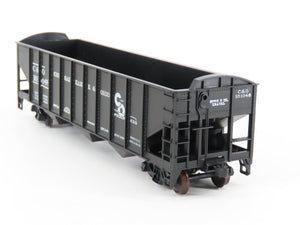 HO Scale Roundhouse 1499 C&O Progress 3-Bay Open Hopper #101048 - Upgraded
