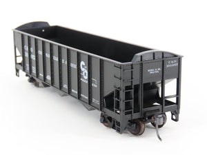 LOT of 2 HO Scale Roundhouse 1499 C&O Progress 3-Bay Open Hopper - Upgraded