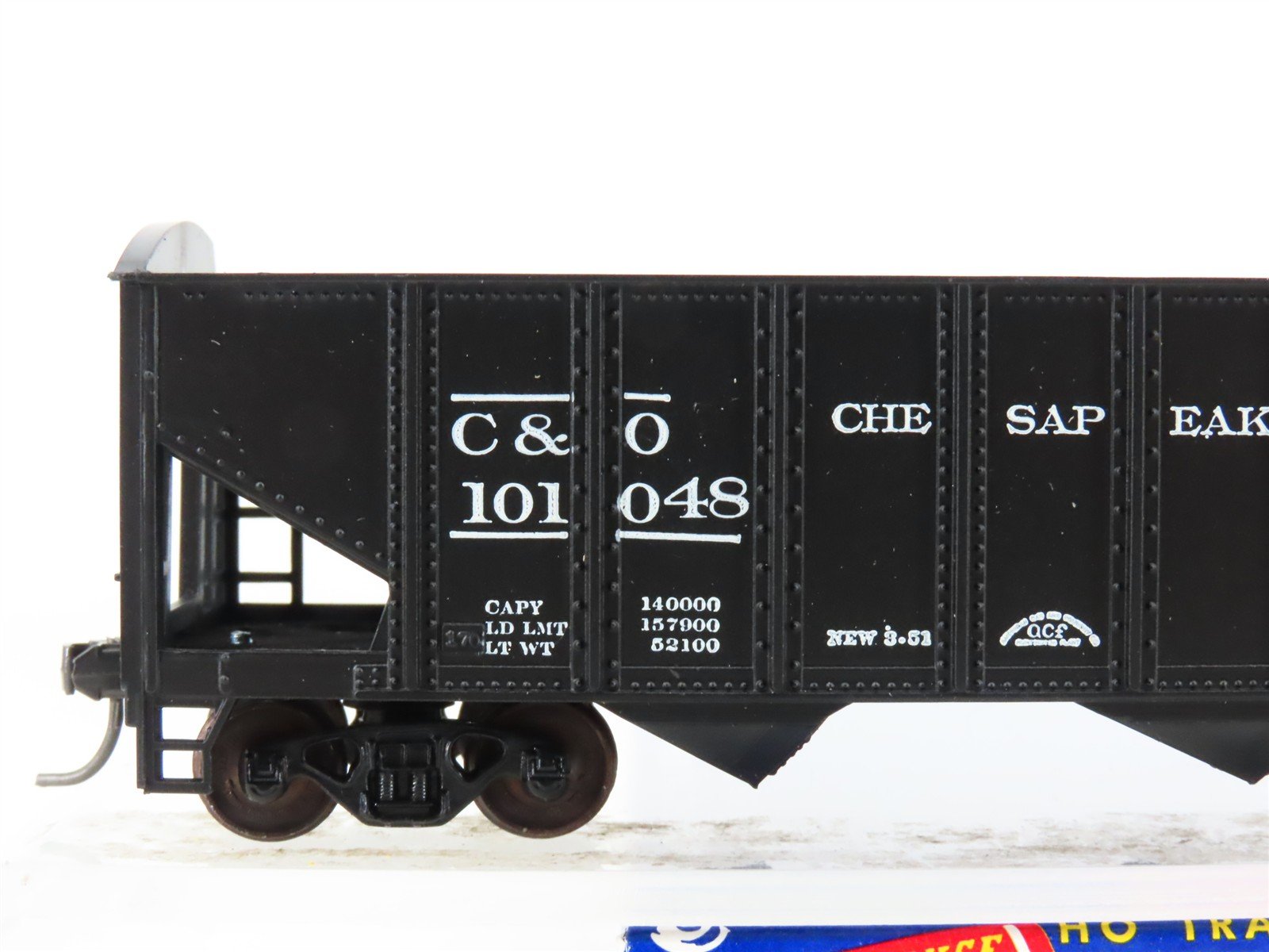 HO Scale Roundhouse 1499 C&O Progress 3-Bay Open Hopper #101048 - Upgraded