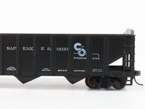 LOT of 2 HO Scale Roundhouse 1499 C&O Progress 3-Bay Open Hopper - Upgraded