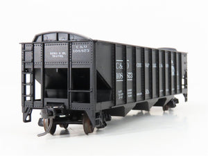 LOT of 2 HO Scale Roundhouse 1499 C&O Progress 3-Bay Open Hopper - Upgraded