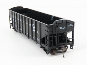 LOT of 2 HO Scale Roundhouse 1499 C&O Progress 3-Bay Open Hopper - Upgraded