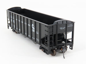 LOT of 2 HO Scale Roundhouse 1499 C&O Progress 3-Bay Open Hopper - Upgraded