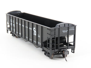 HO Scale Roundhouse 1499 C&O Progress 3-Bay Open Hopper #108874 - Upgraded