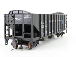 HO Scale Roundhouse 1499 C&O Progress 3-Bay Open Hopper #101057 - Upgraded